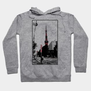 Tokyo Tower with no text Hoodie